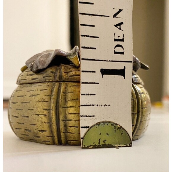 Floral Trinket Box Crystal Center - Picture 6 of 7